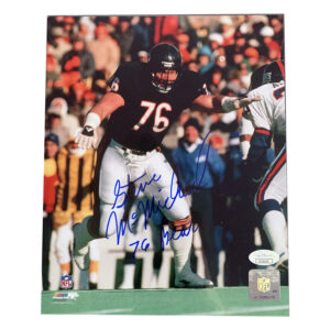 Steve McMichael Signed Chicago Bears 8x10 Photo JSA