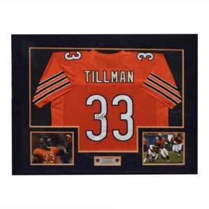 Charles Tillman Autographed Jersey Custom Framed JSA