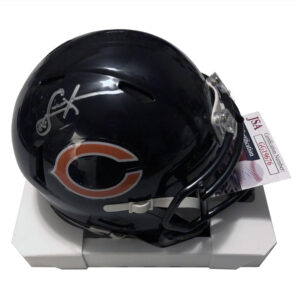 Dennis McKinnon Signed Bears Mini Replica Helmet JSA