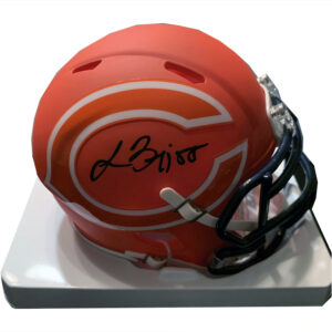 Lance Briggs AMP Chicago Bears Signed Mini-Helmet JSA (Matte)