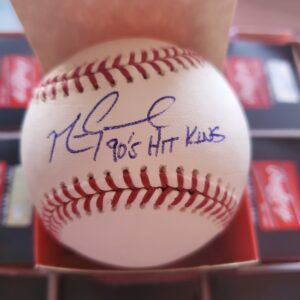 Mark Grace Autographed Office Major League Baseball - "90s Hit King" Inscribed - JSA Witness Certified