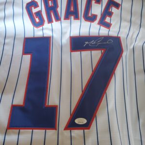 Mark Grace Signed White Chicago Cubs Jersey JSA