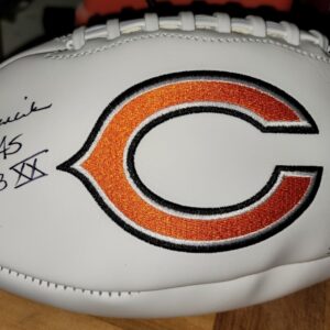 Gary Fencik Chicago Bears Signed Football