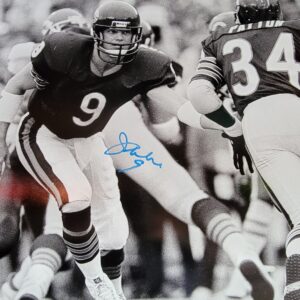 Jim McMahon Signed Chicago Bears Walter Payton and Jim McMahon 16x20- JSA Witness Certified