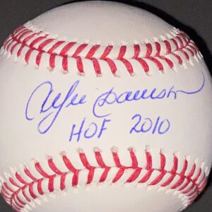 Andre Dawson Autographed Official MLB Baseball - "HOF 2010" Inscribed - JSA Witness Certified