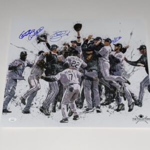 Blum, Widger, Jenks, Cotts Special Edition 16x20 Autographed Photo - JSA Witness COA